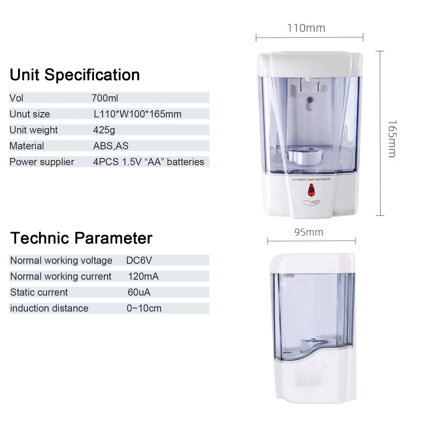 HydroLux Touchless Dispenser