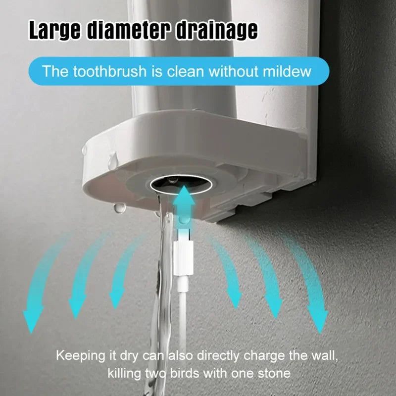 WallPro Toothbrush Holder