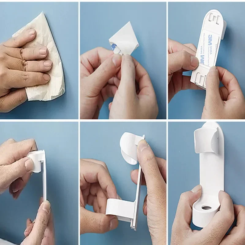 WallPro Toothbrush Holder